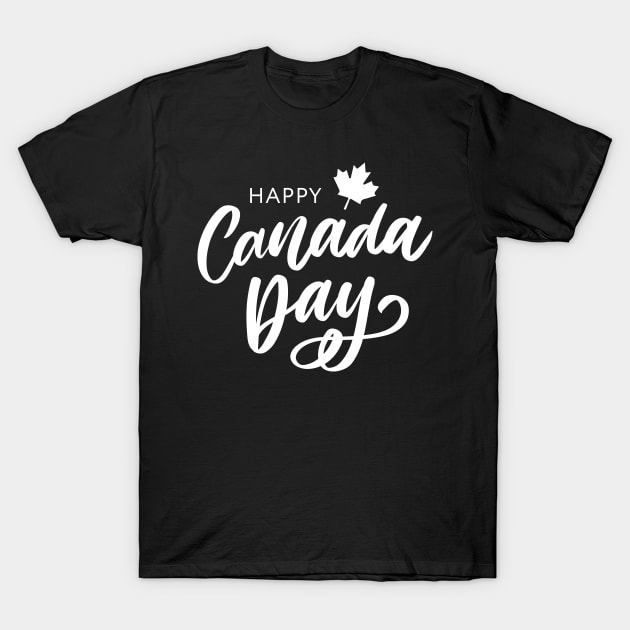 Happy Canada Day T-Shirt by Oh My Gift Art